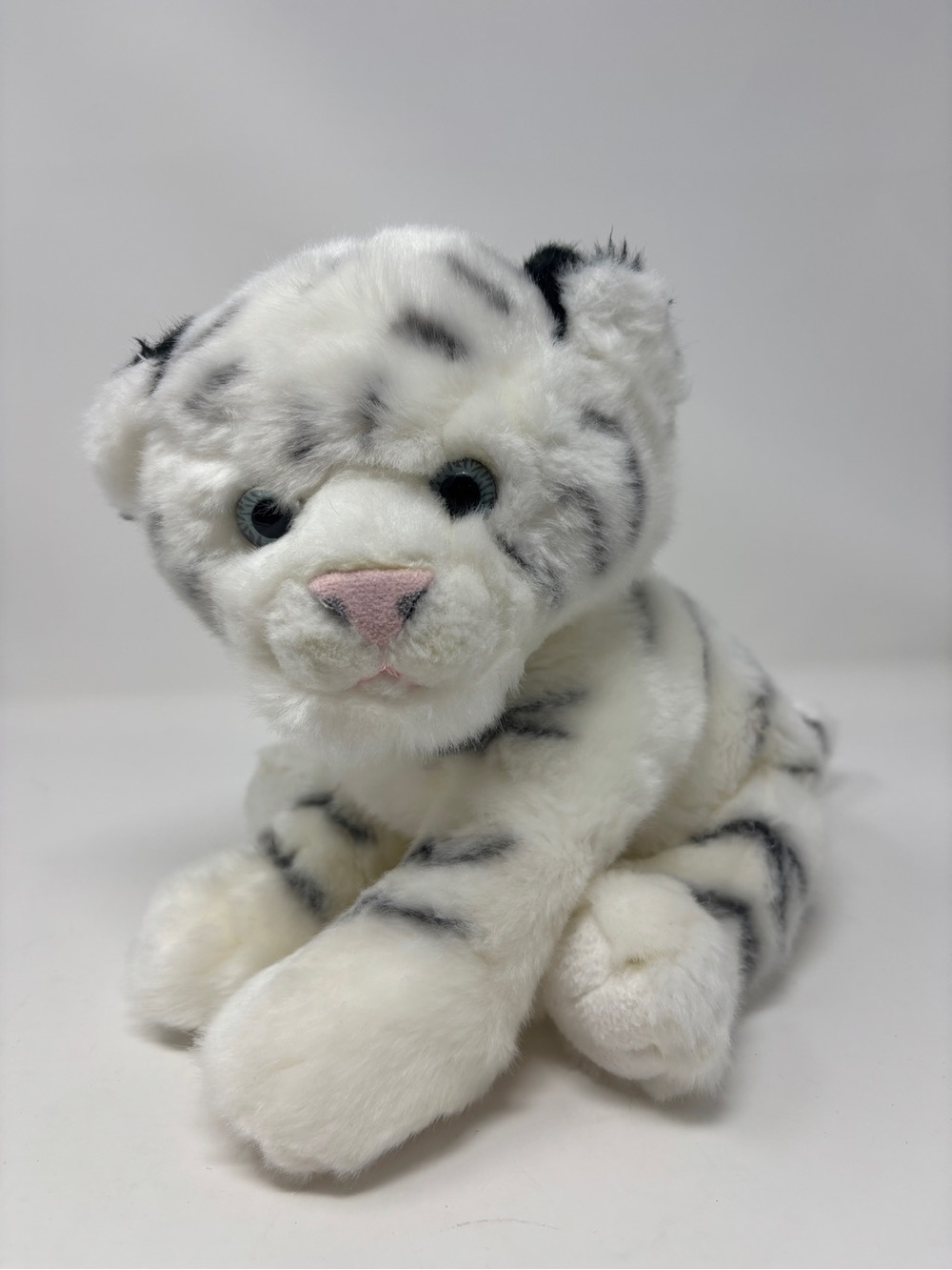 Aurora White Tiger Baby Floppy Plush Stuffed Animal Toy